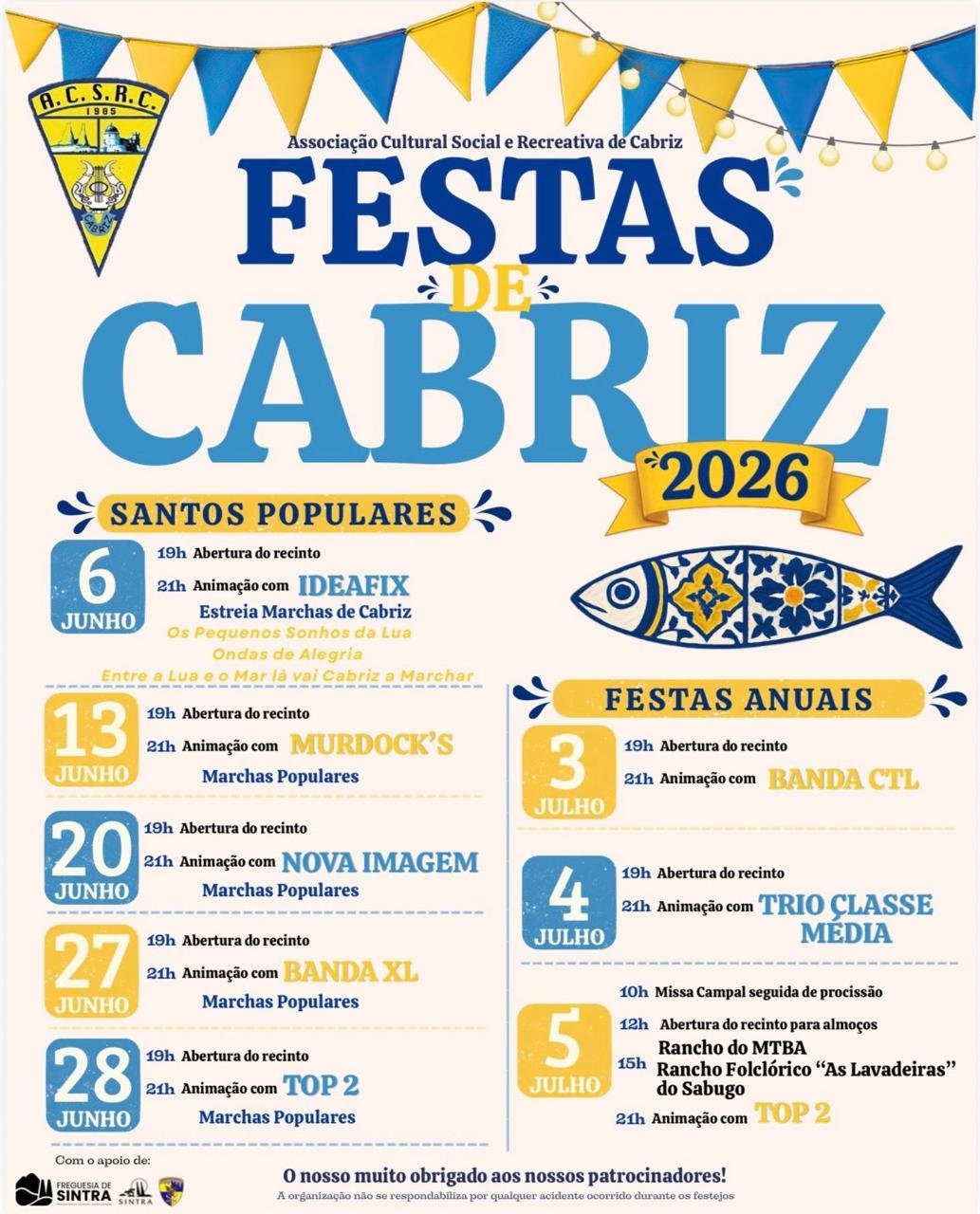 Festas de Cabriz 2026 — event image