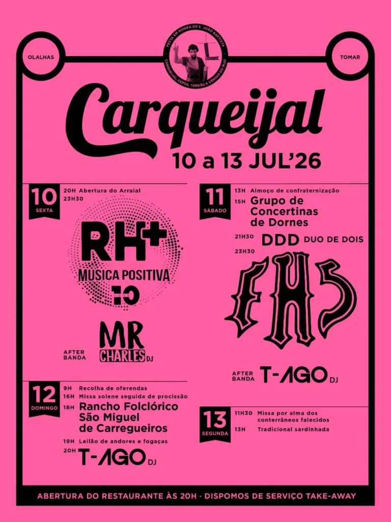 Festas de Carqueijal 2026 — event image