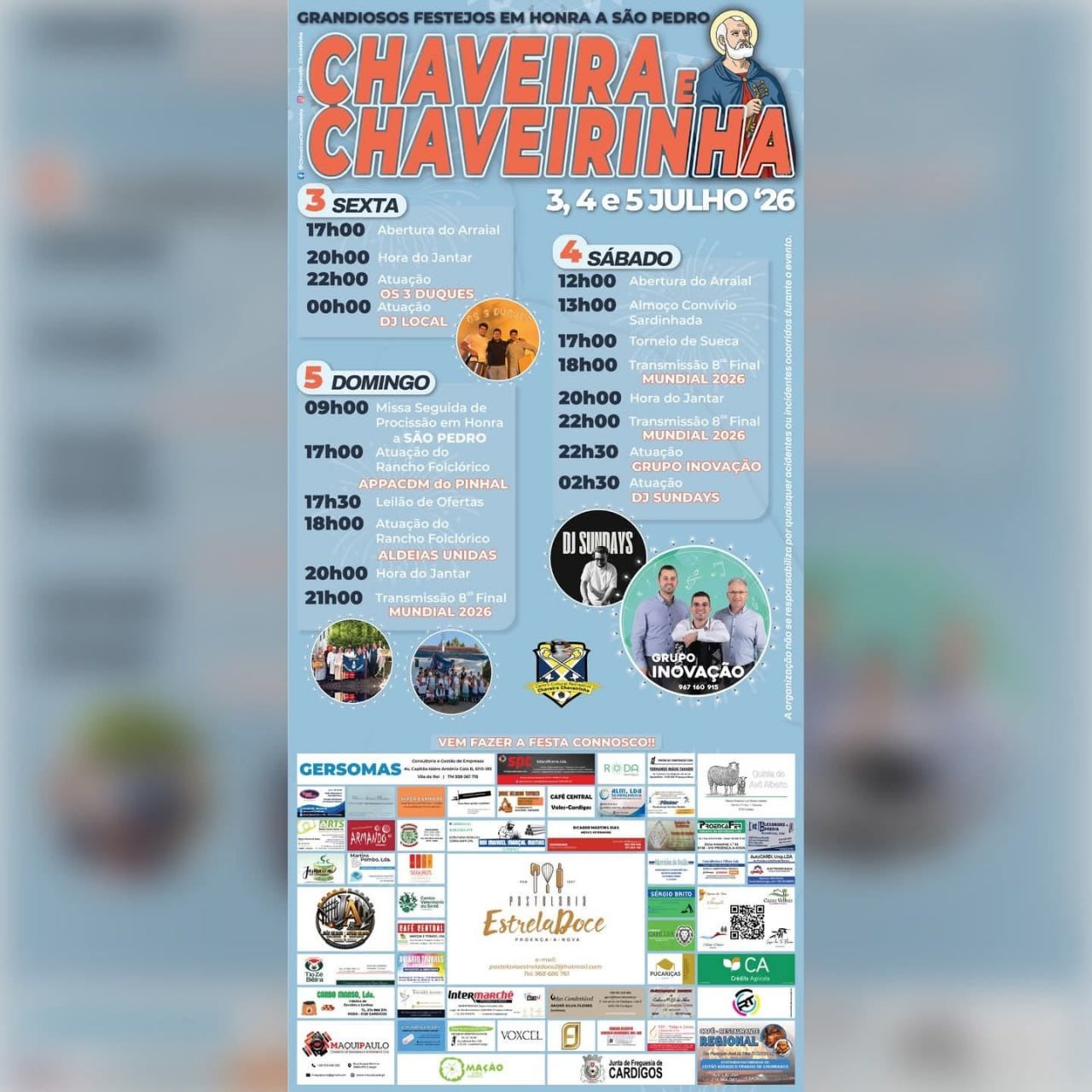 Festas de Chaveira e Chaveirinha 2026 — event image