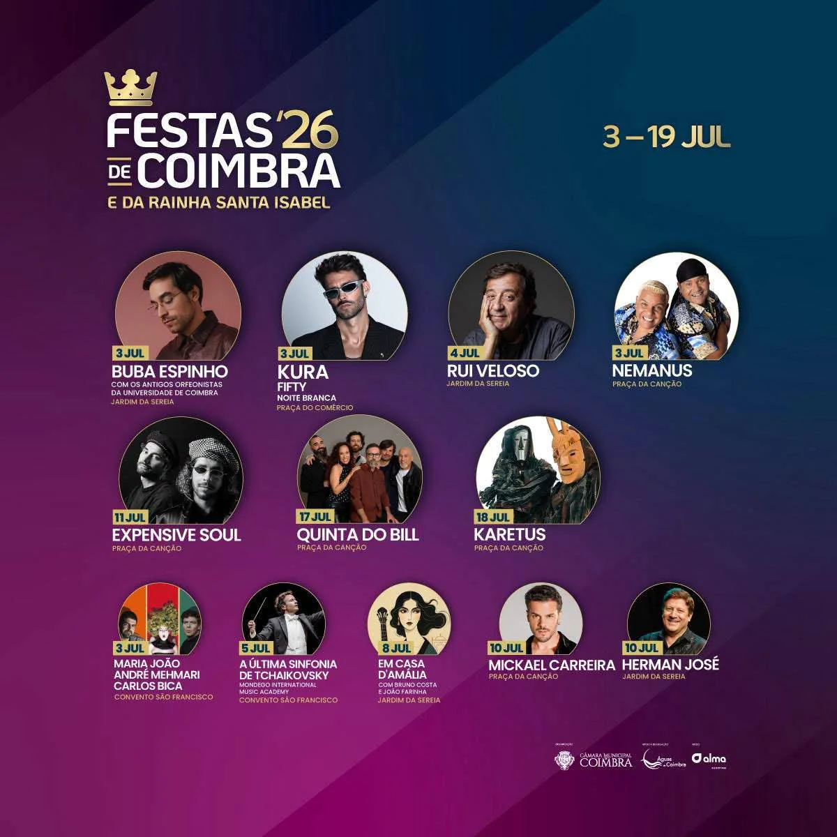 Festas de Coimbra 2026 — event image