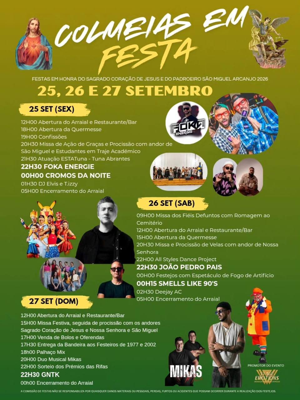 Festas de Colmeias 2026 — event image