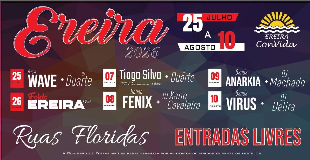 Festas de Ereira 2026 — event image