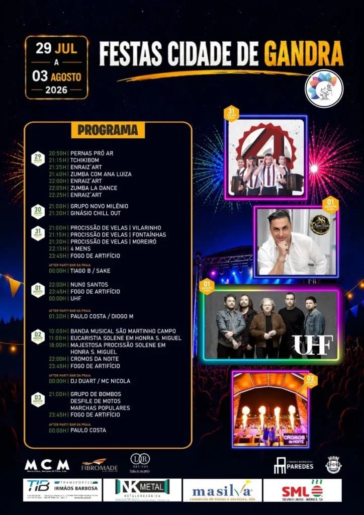 Festas de Gandra 2026 — event image