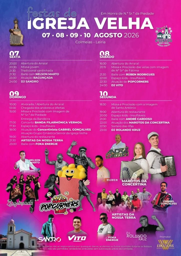 Festas de Igreja Velha 2026 — event image