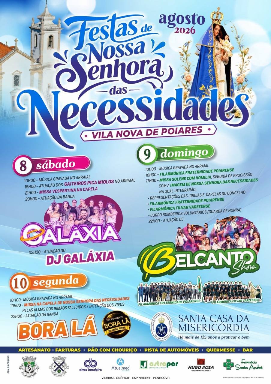 Festas de Nossa Senhora das Necessidades 2026 — event image