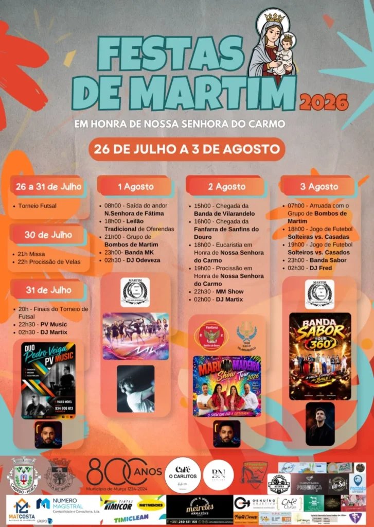 Festas de Nossa Senhora do Carmo 2026 — event image