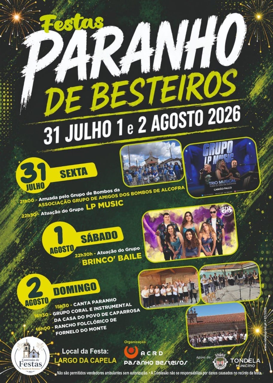 Festas de Paranhos de Besteiros 2026 - Paranhos de Besteiros — event image