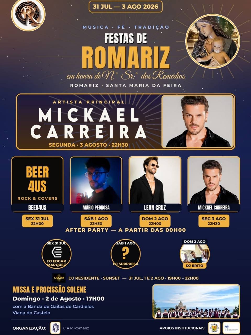 Festas de Romariz 2026 — event image