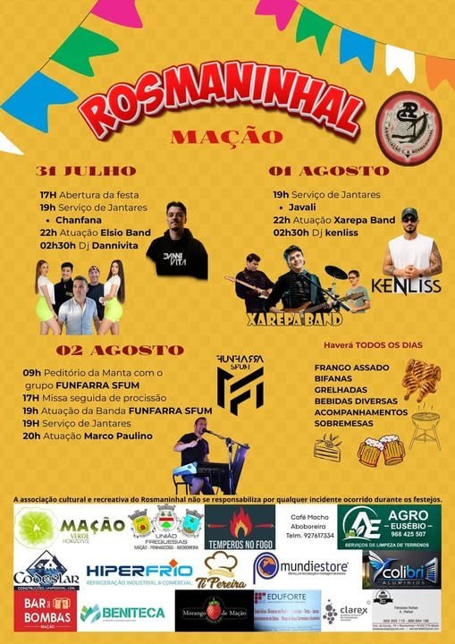 Festas de Rosmaninhal 2026 — event image