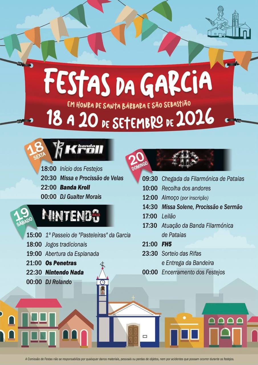 Festas de Santa Bárbara e São Sebastião 2026 — event image