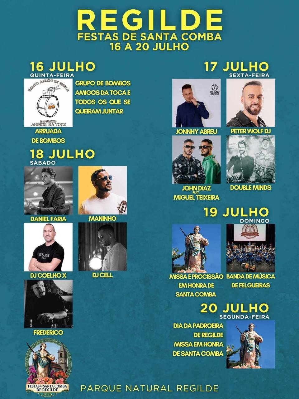 Festas de Santa Comba 2026 — event image