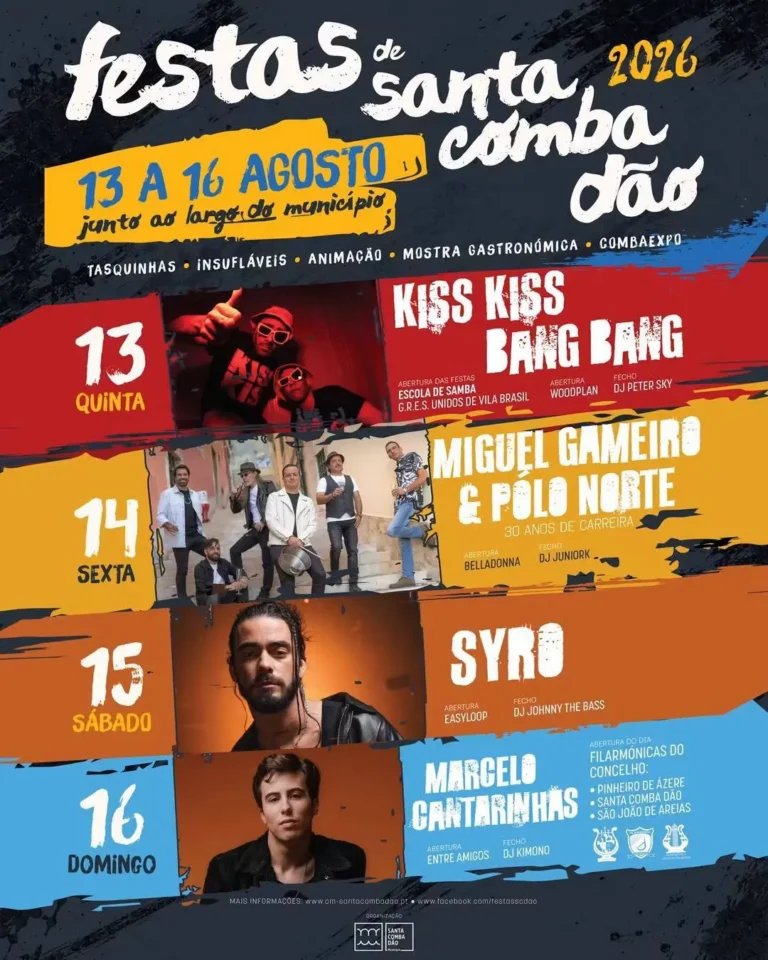 Festas de Santa Comba Dão 2026 — event image