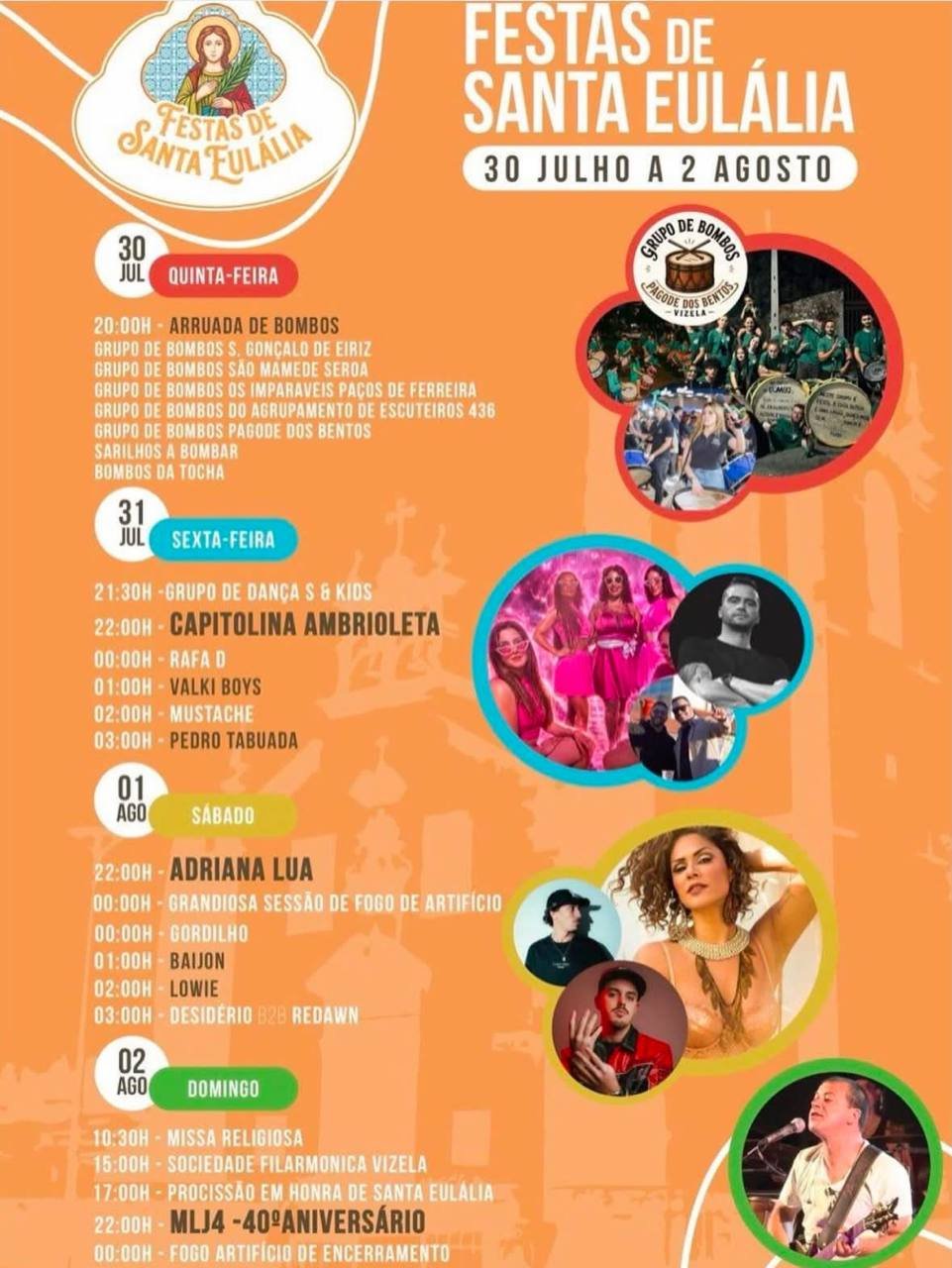 Festas de Santa Eulália 2026 — event image