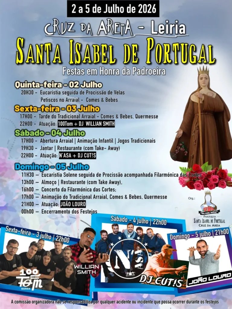 Festas de Santa Isabel de Portugal 2026 — event image