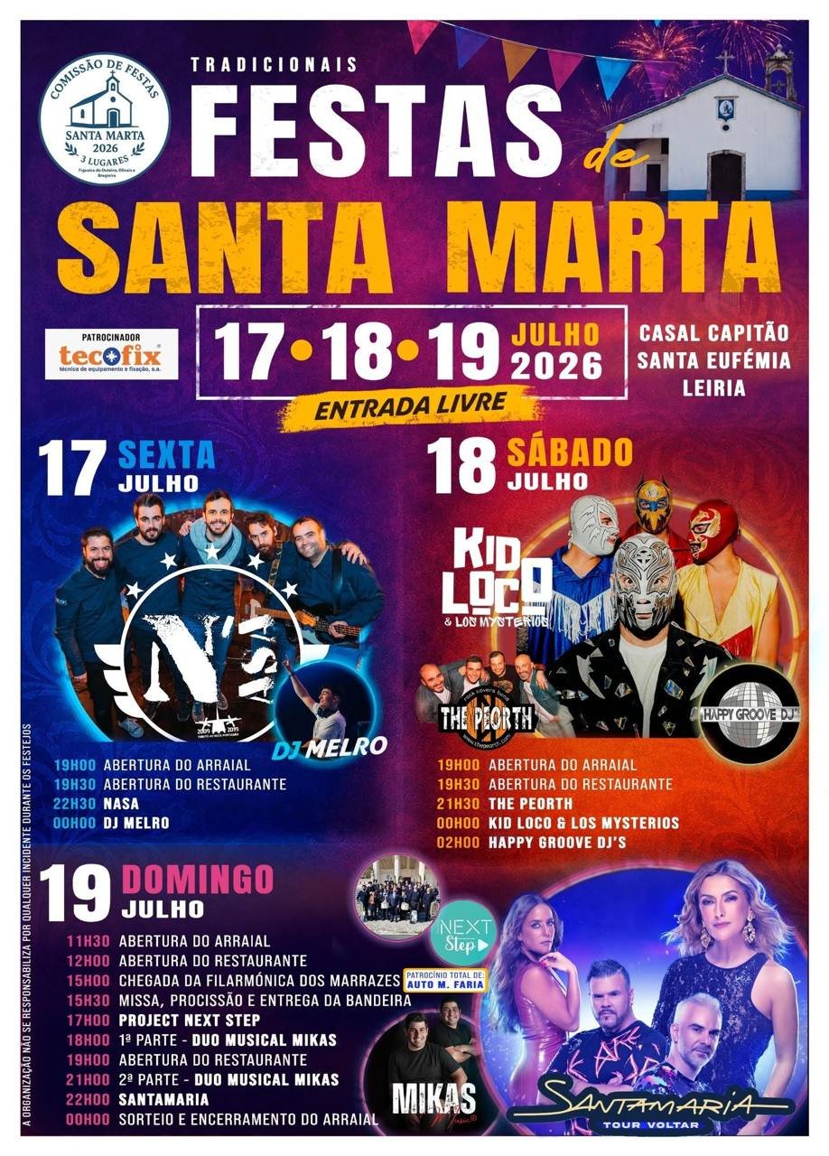 Festas de Santa Marta 2026 — event image