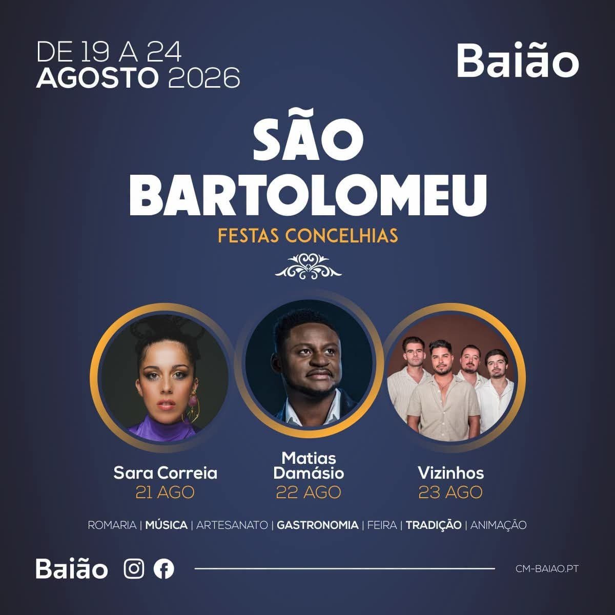 Festas de São Bartolomeu 2026 — event image