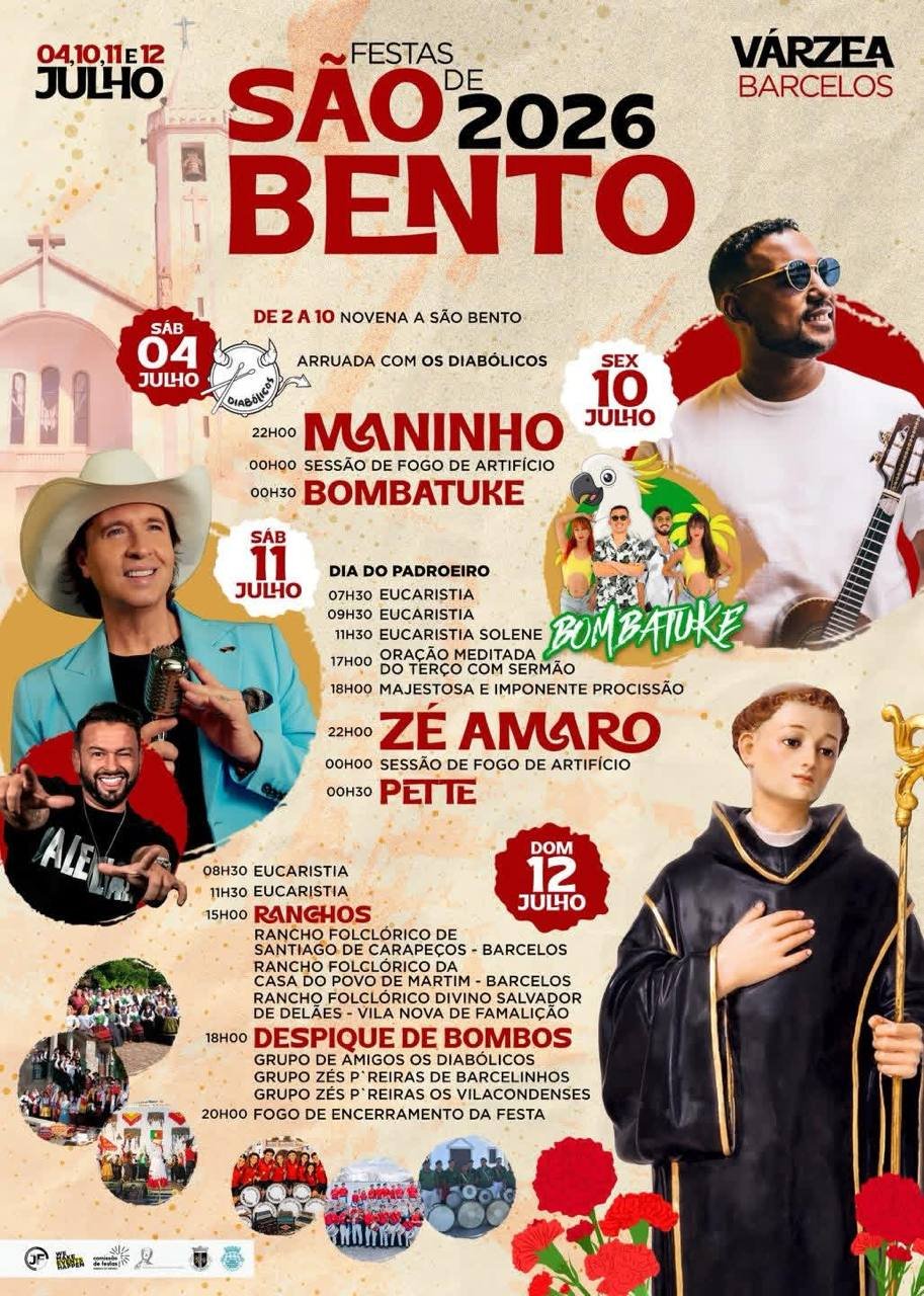 Festas de São Bento 2026 — event image