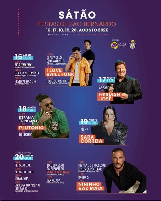 Festas de São Bernardo 2026 — event image