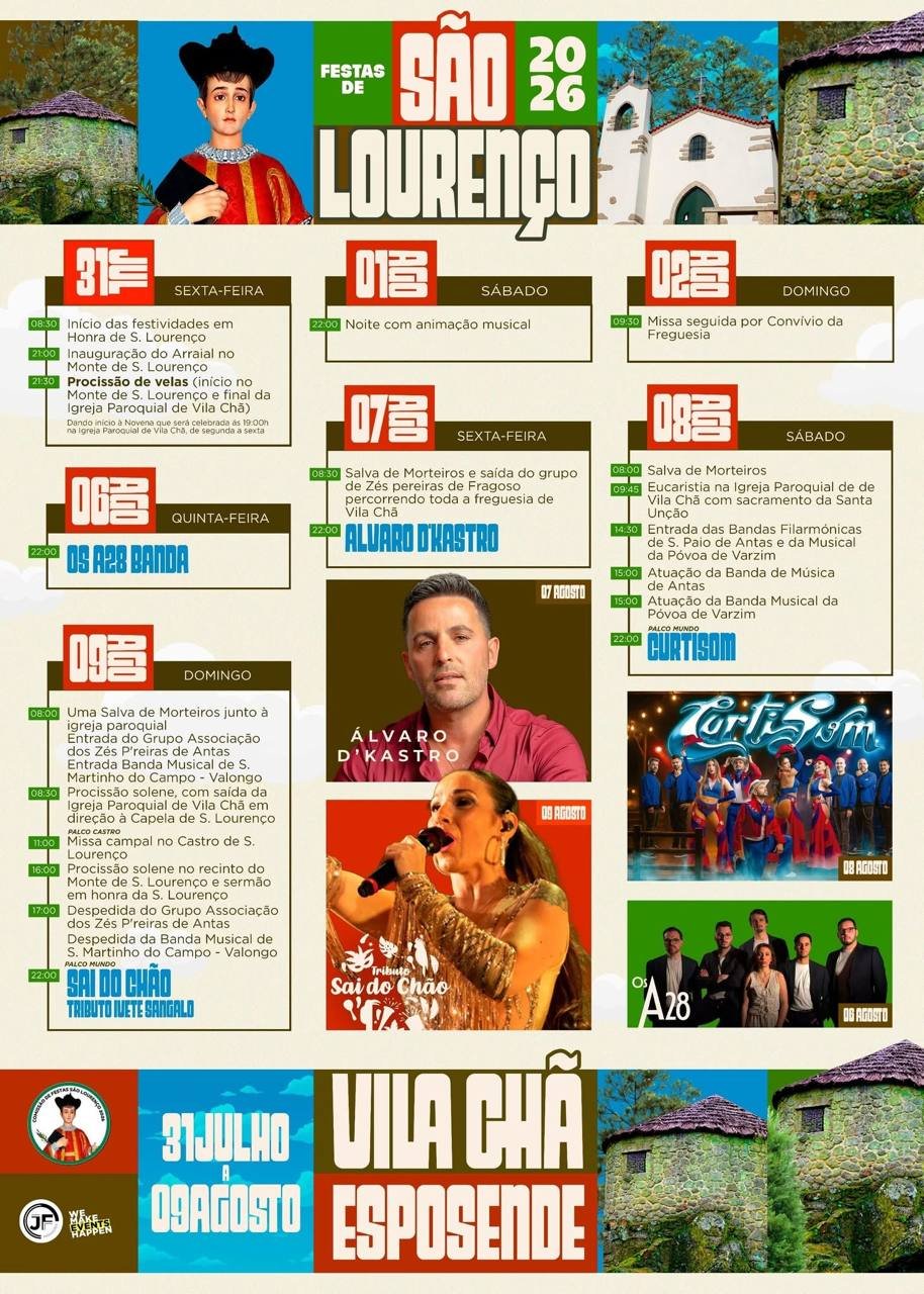 Festas de São Lourenço 2026 — event image