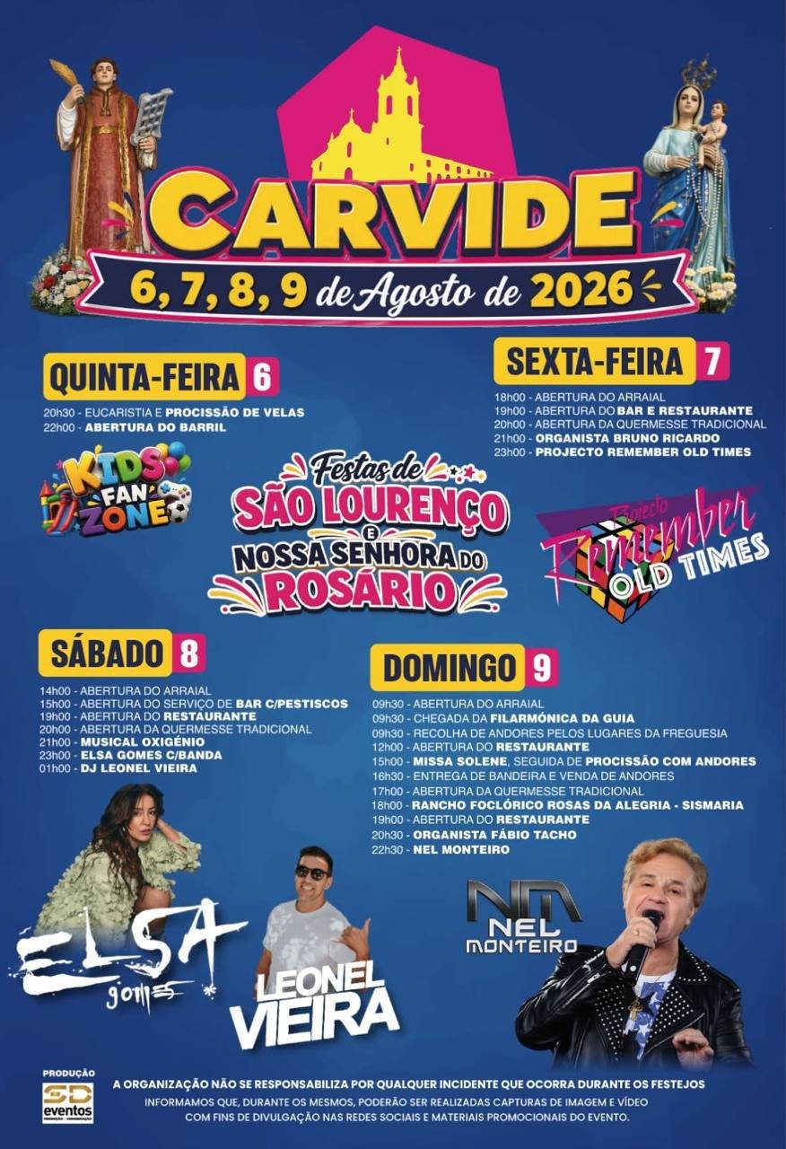Festas de São Lourenço e Nossa Senhora do Rosário 2026 — event image