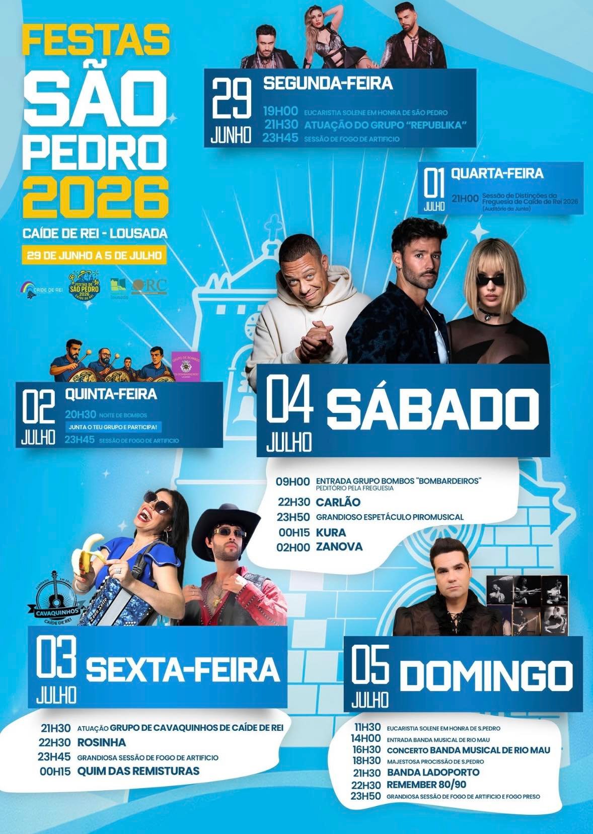 Festas de São Pedro 2026 — event image