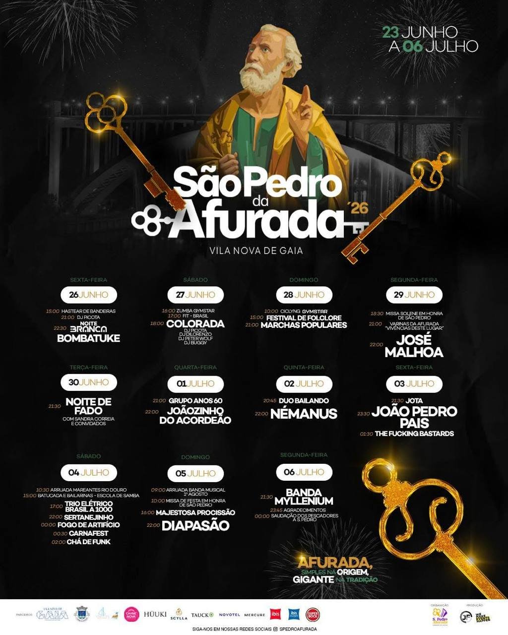 Festas de São Pedro da Afurada 2026 — event image