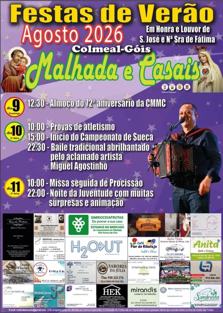 Festas de Verão 2026 - Colmeal — event image