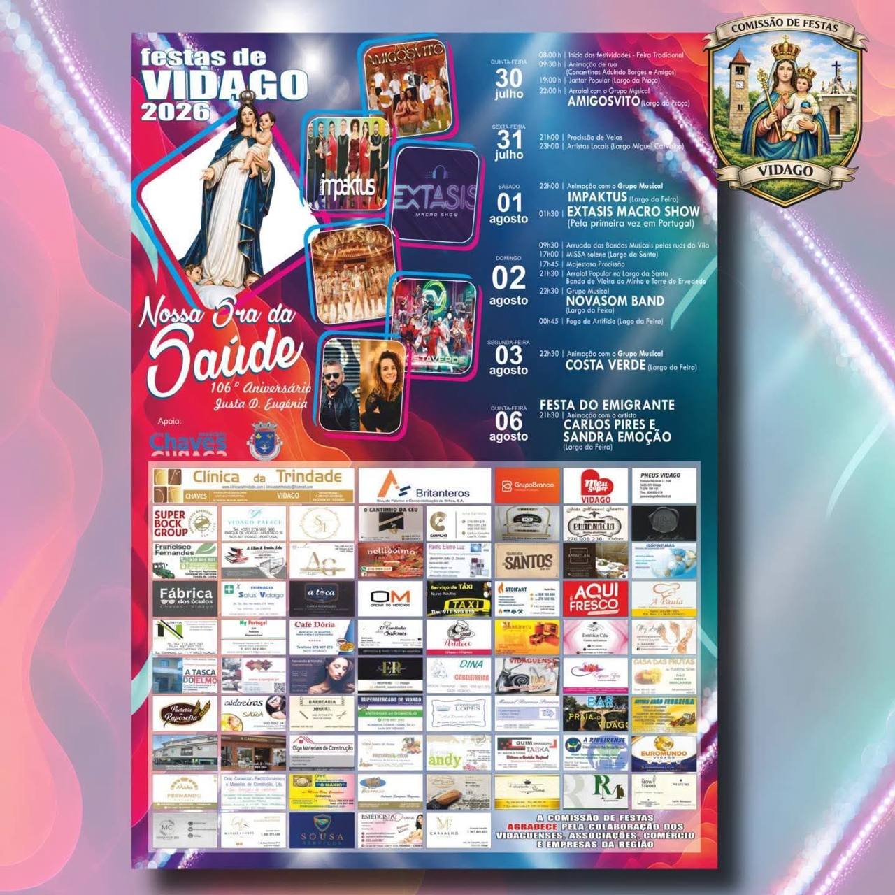 Festas de Vidago 2026 — event image