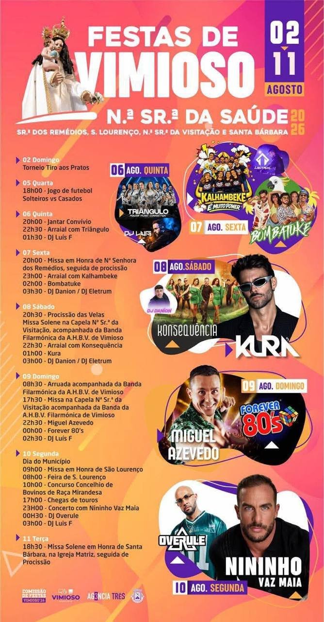 Festas de Vimioso 2026 — event image