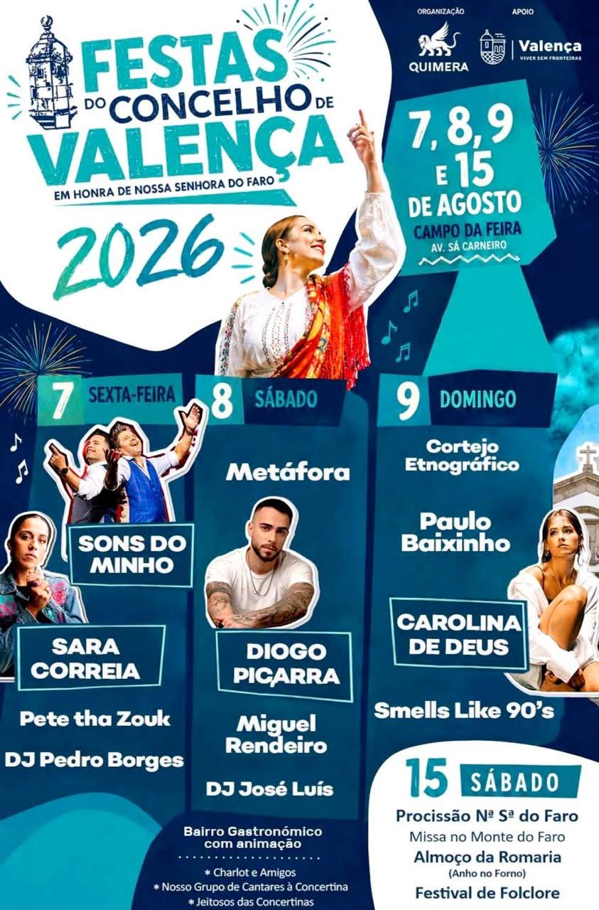 Festas do Concelho de Valença 2026 — event image
