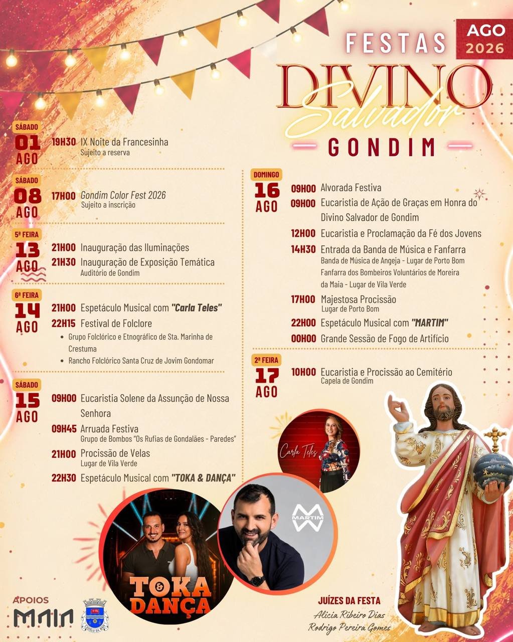 Festas do Divino Salvador 2026 — event image