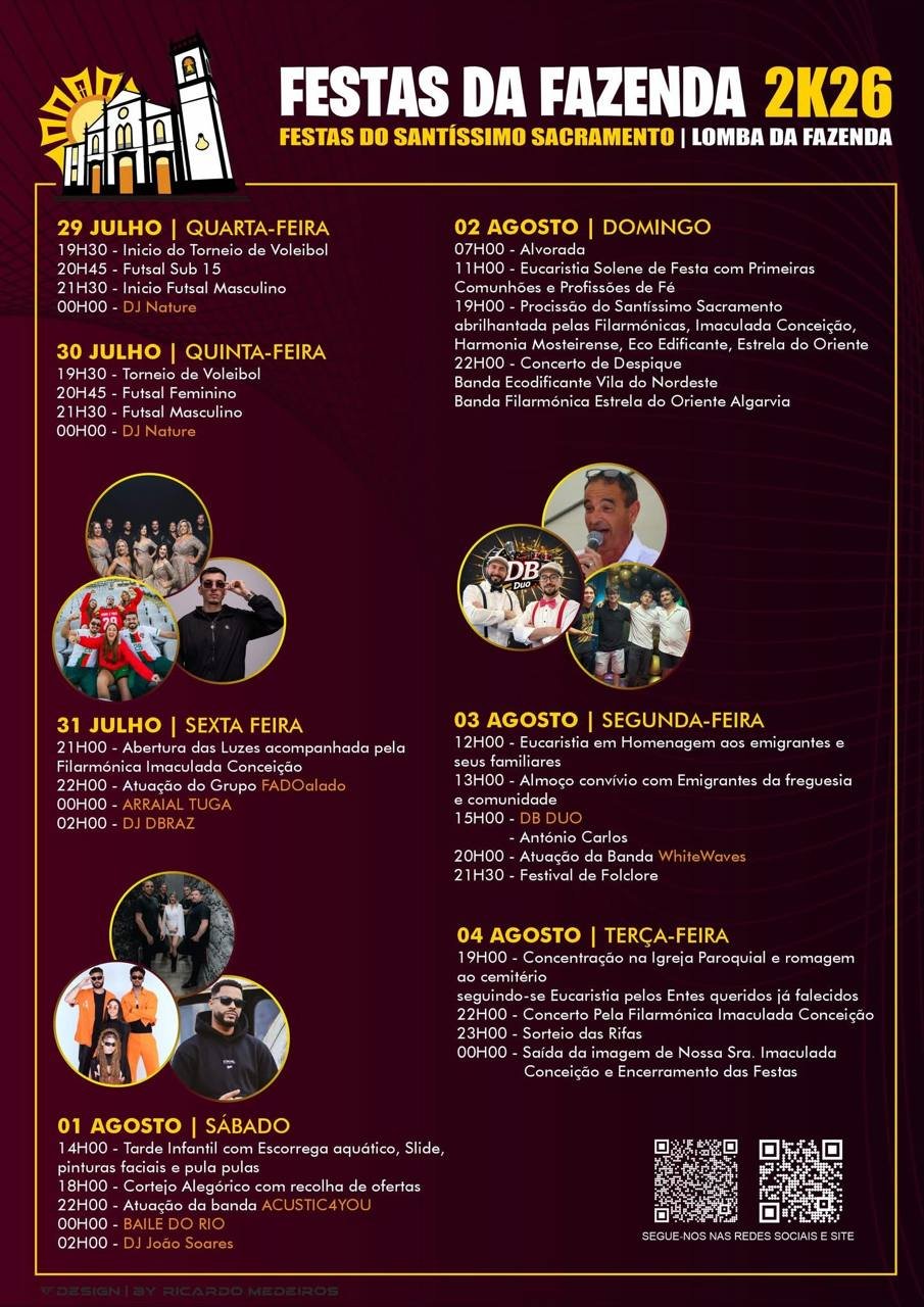 Festas do Santíssimo Sacramento 2026 — event image