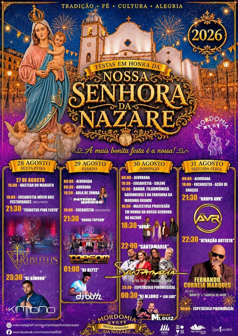 Festas em honra da Nossa Senhora da Nazaré 2026 — event image