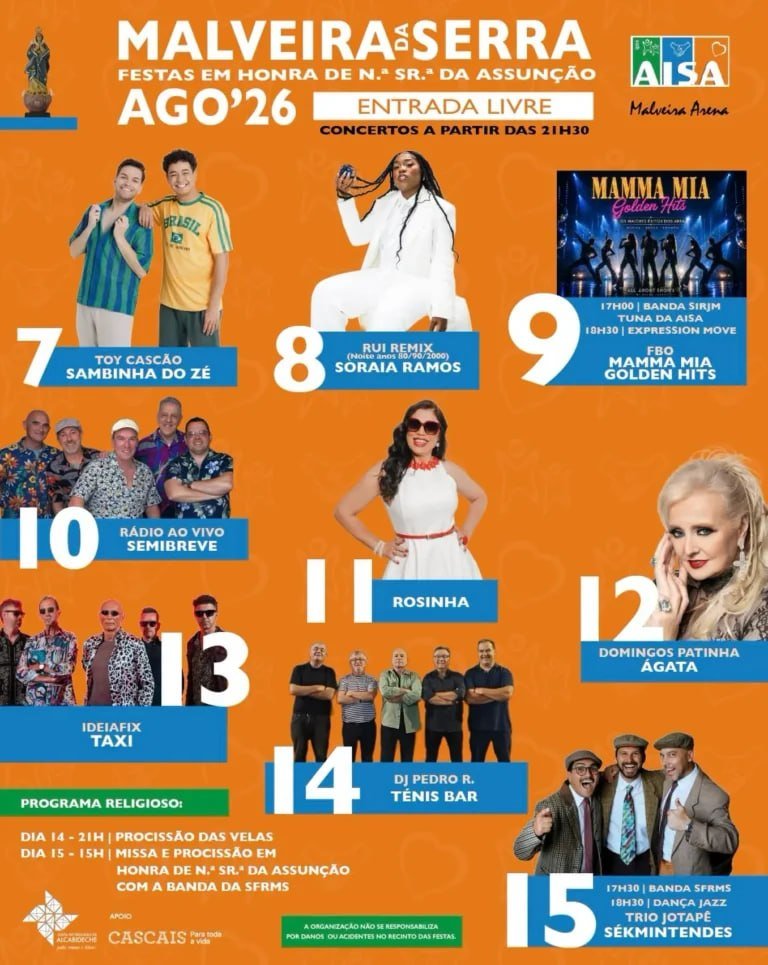 Festas em honra de N. Sr.ª da Assunção 2026 — event image