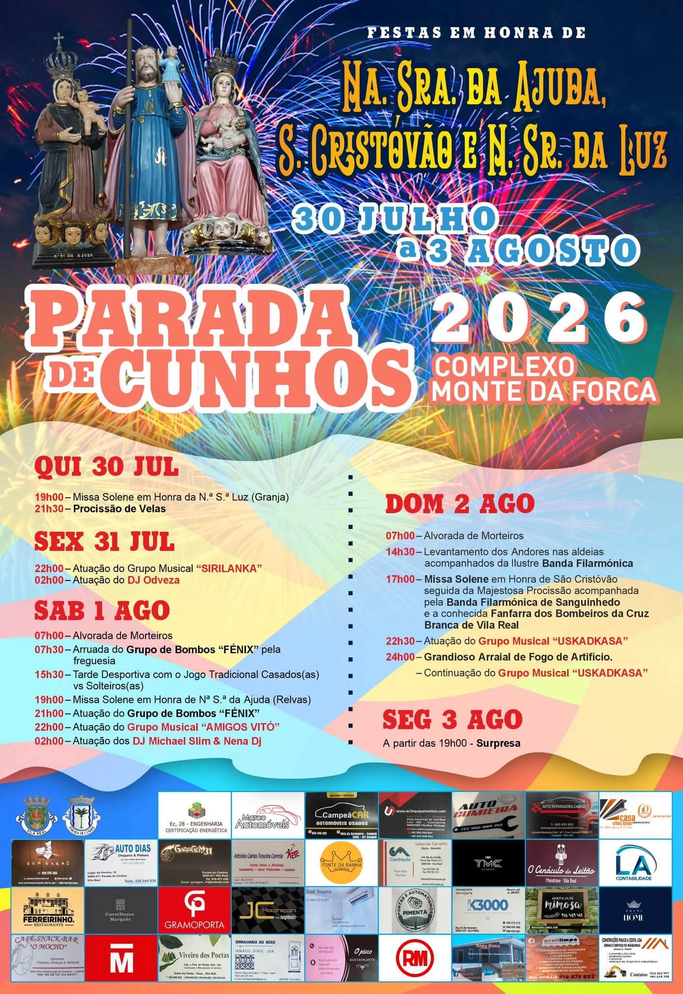 Festas em Honra de N.ª Sr.ª da Ajuda, S. Cristóvão e N.ª Sr.ª da Luz 2026 - Monte da Forca — event image