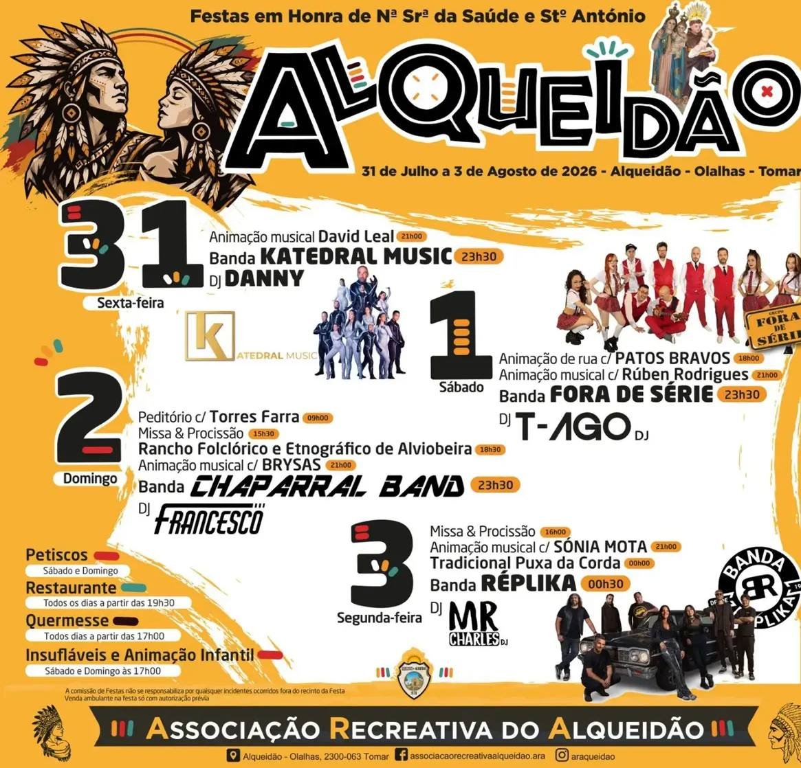 Festas em Honra de Nª Srª da Saúde e Stº António 2026 — event image
