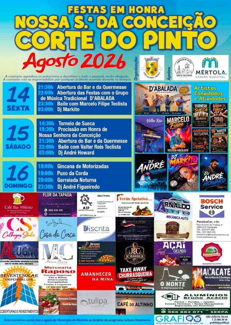 Festas em honra de Nossa S.ª da Conceição 2026 — event image