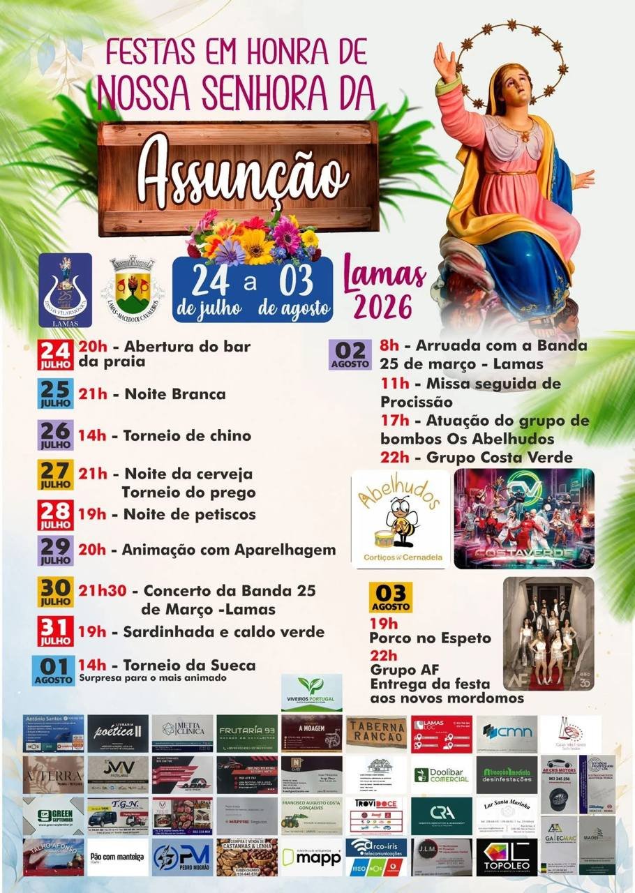 Festas em honra de Nossa Senhora da Assunção 2026 — event image