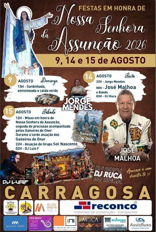 Festas em honra de Nossa Senhora da Assunção 2026 — event image