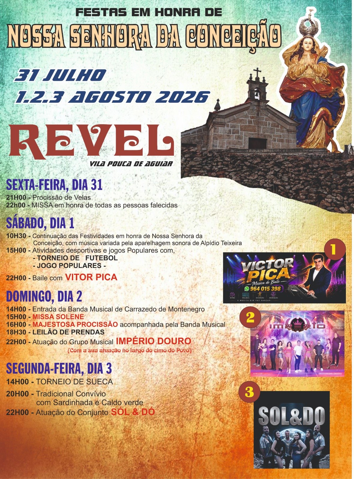 Festas em Honra de Nossa Senhora da Conceição 2026 - Revel — event image