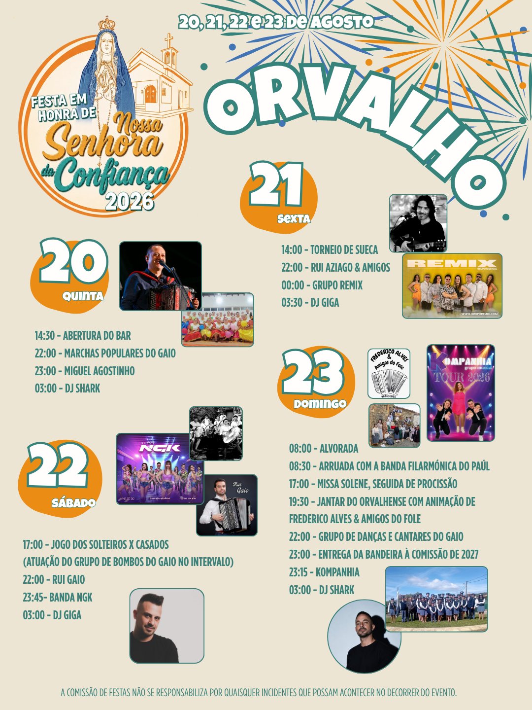 Festas em Honra de Nossa Senhora da Confiança 2026 — event image