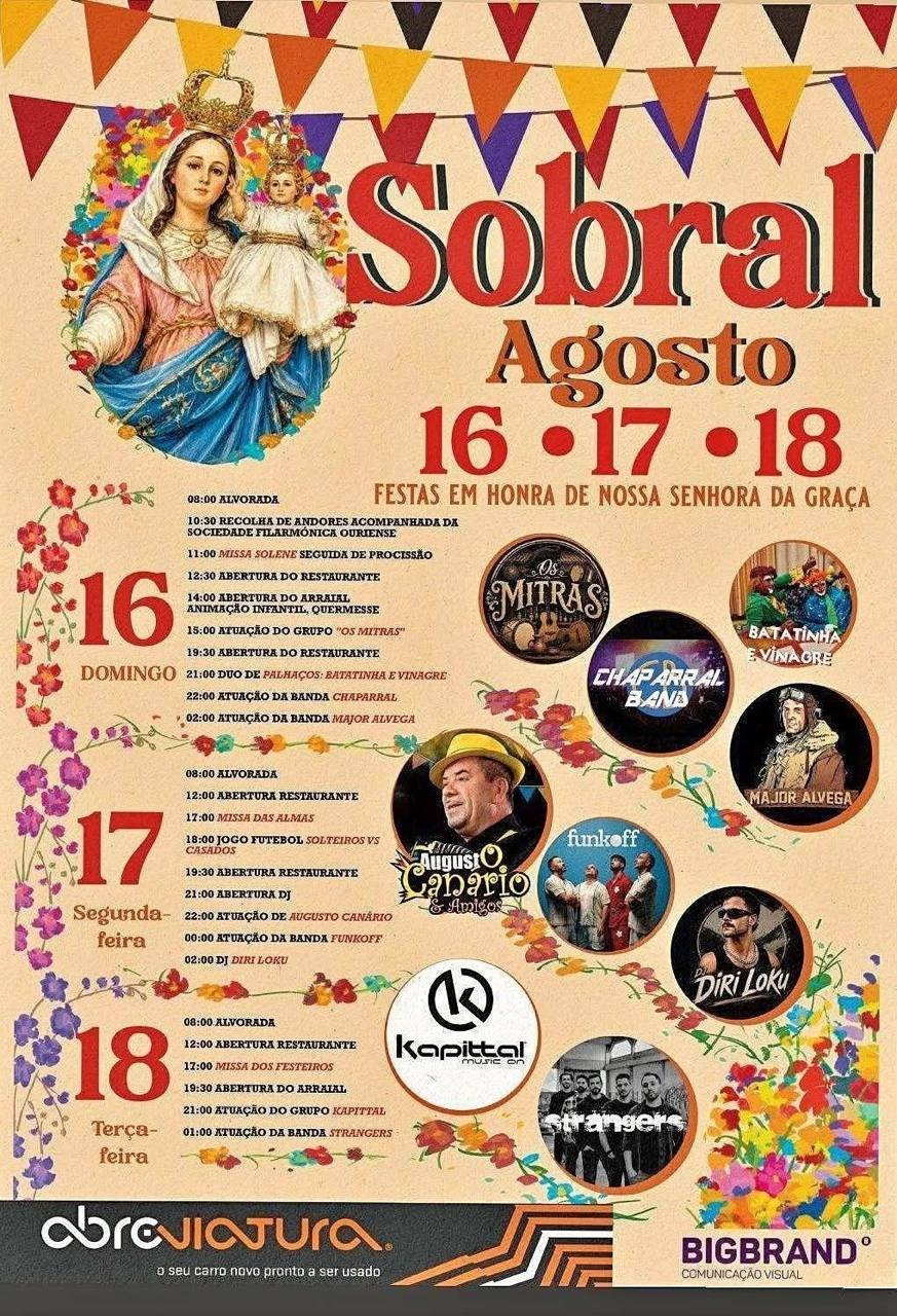 Festas em honra de Nossa Senhora da Graça 2026 — event image