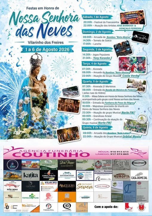 Festas em Honra de Nossa Senhora das Neves 2026 — event image
