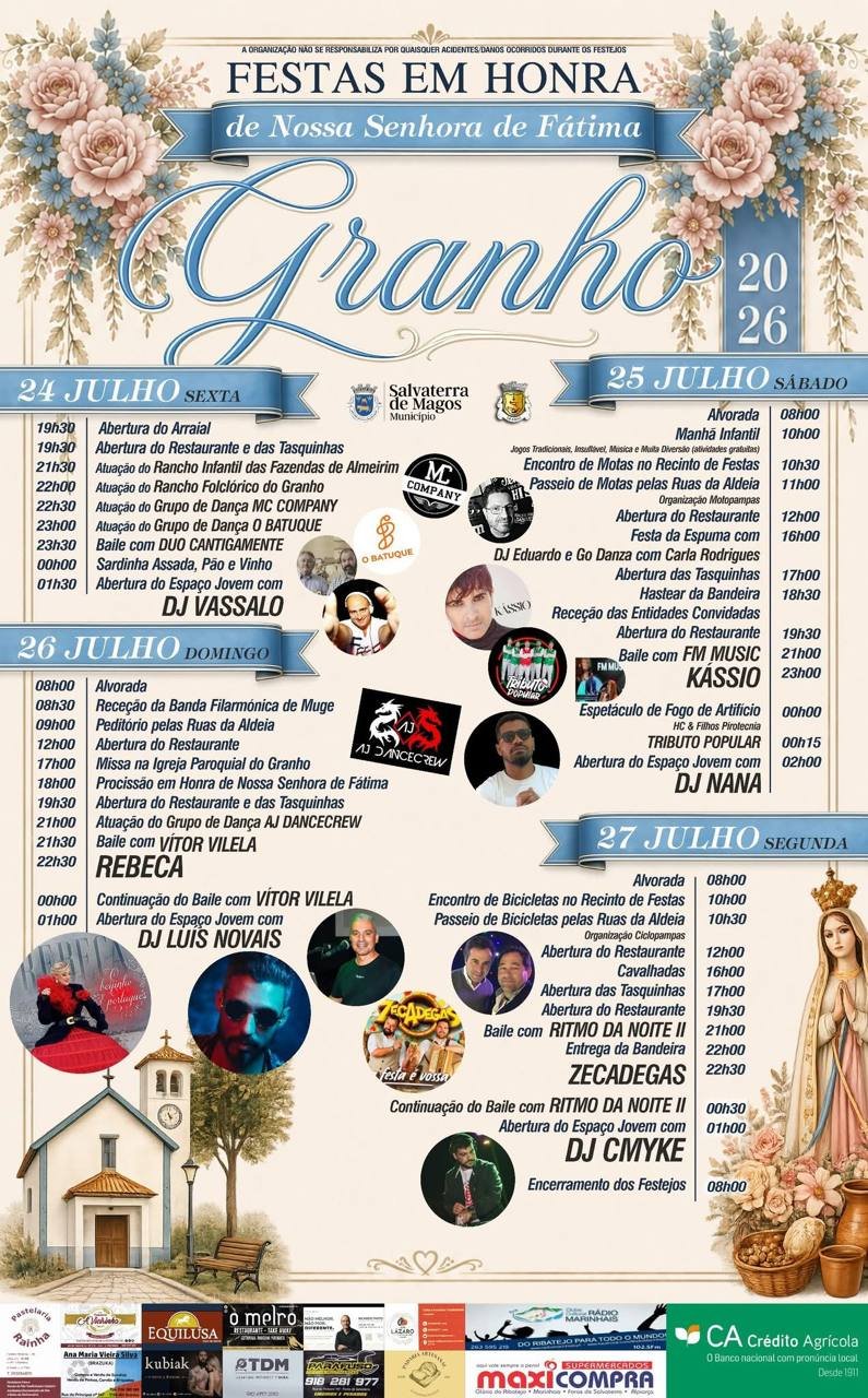 Festas em honra de Nossa Senhora de Fátima 2026 — event image