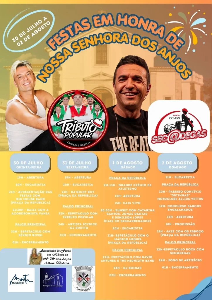 Festas em honra de Nossa Senhora dos Anjos 2026 — event image