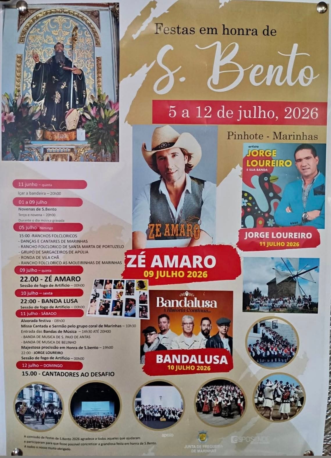 Festas em honra de S. Bento 2026 — event image