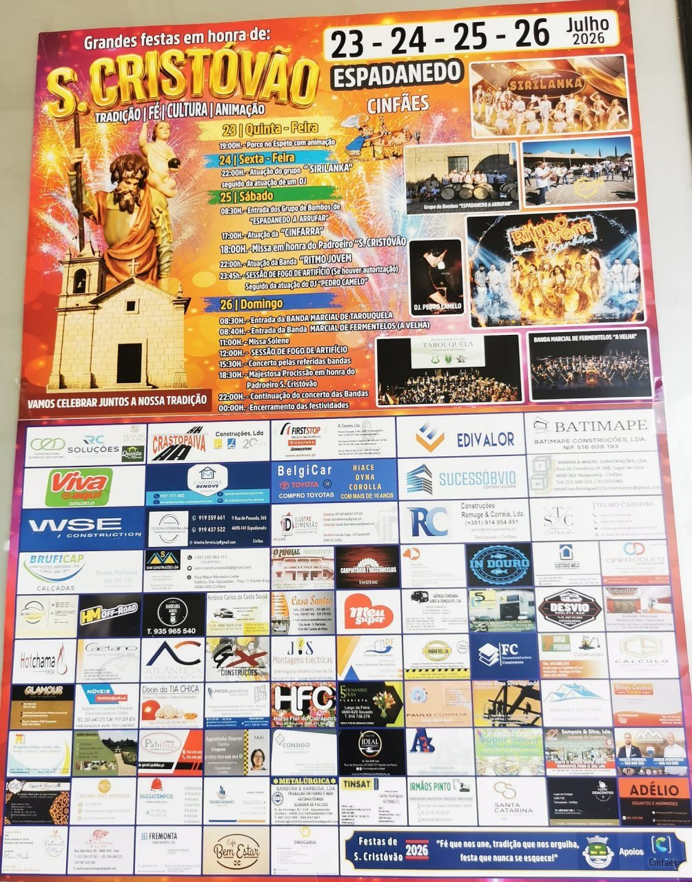 Festas em honra de S. Cristóvão 2026 — event image