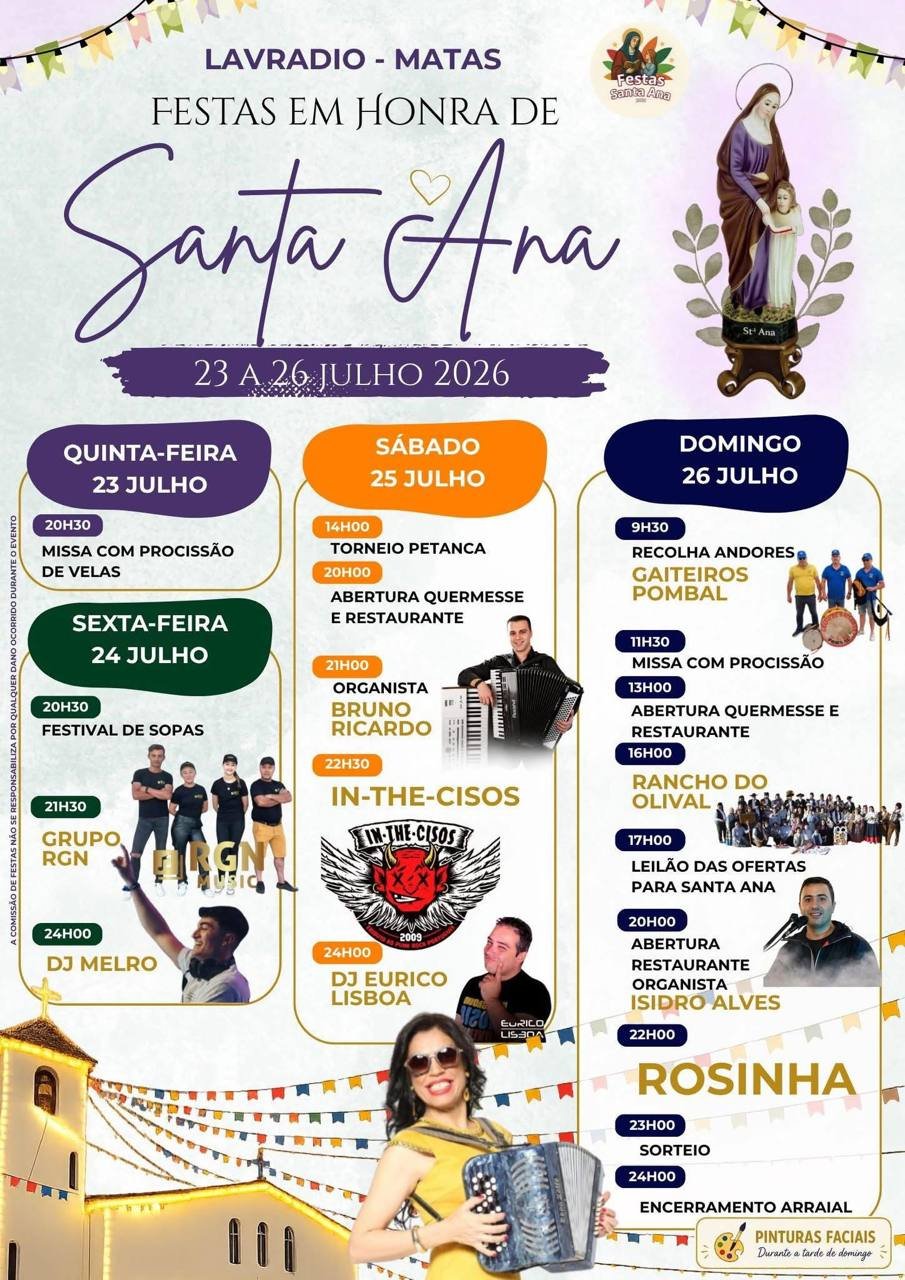 Festas em honra de Santa Ana 2026 — event image