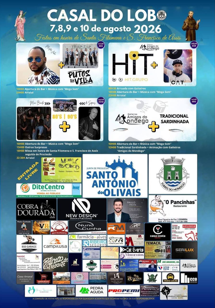 Festas em honra de Santa Filomena e S. Francisco de Assis 2026 — event image