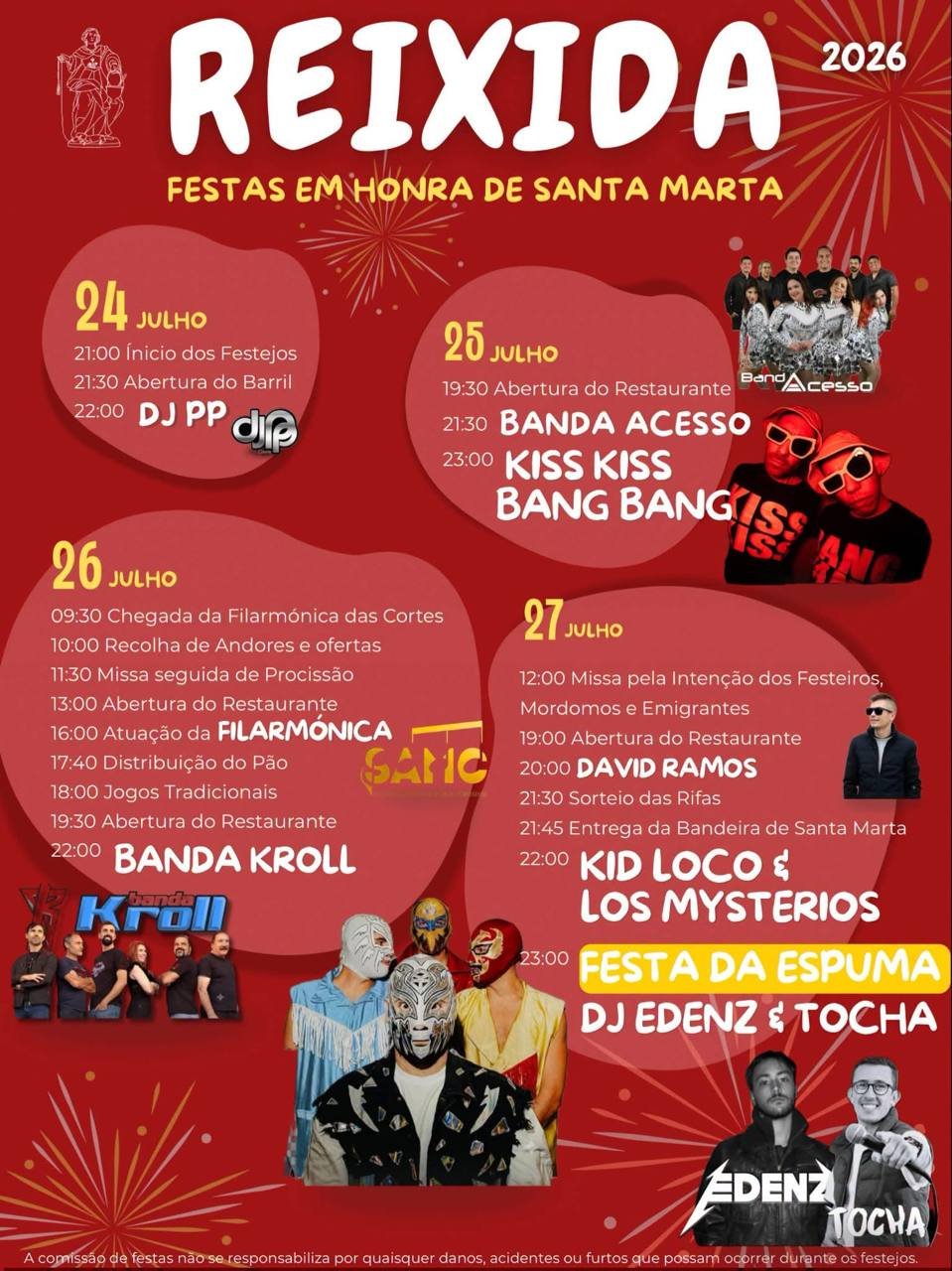 Festas em honra de Santa Marta 2026 — event image